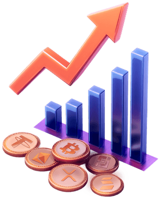 Ampla Quinhança apresentação geral do produto na interface da plataforma de crypto trading